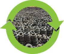 waste tyres reuse image